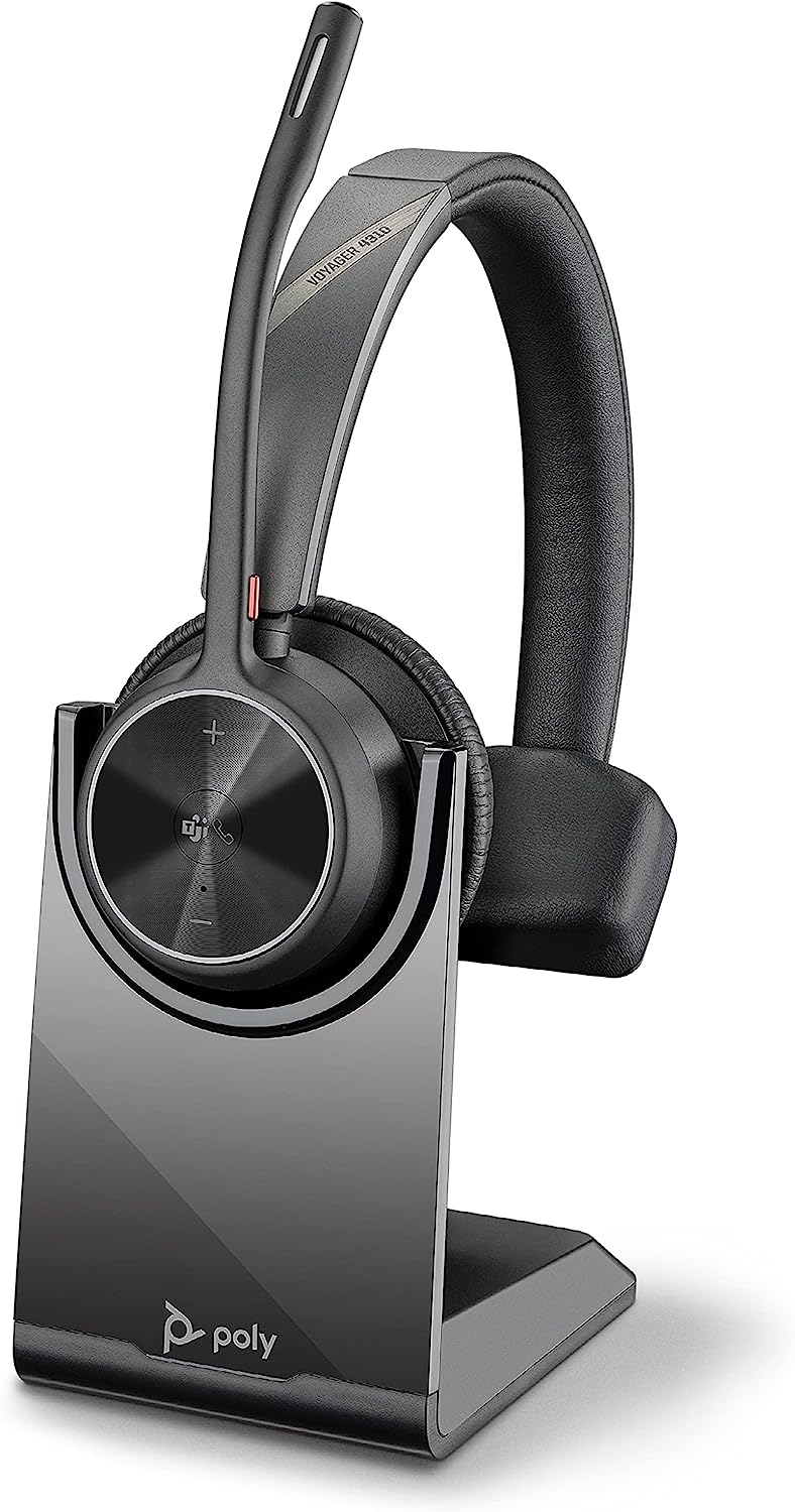 VOYAGER 4310 UC Bluetooth Headset ,V4310 USB-C with CHARGE STAND, WW